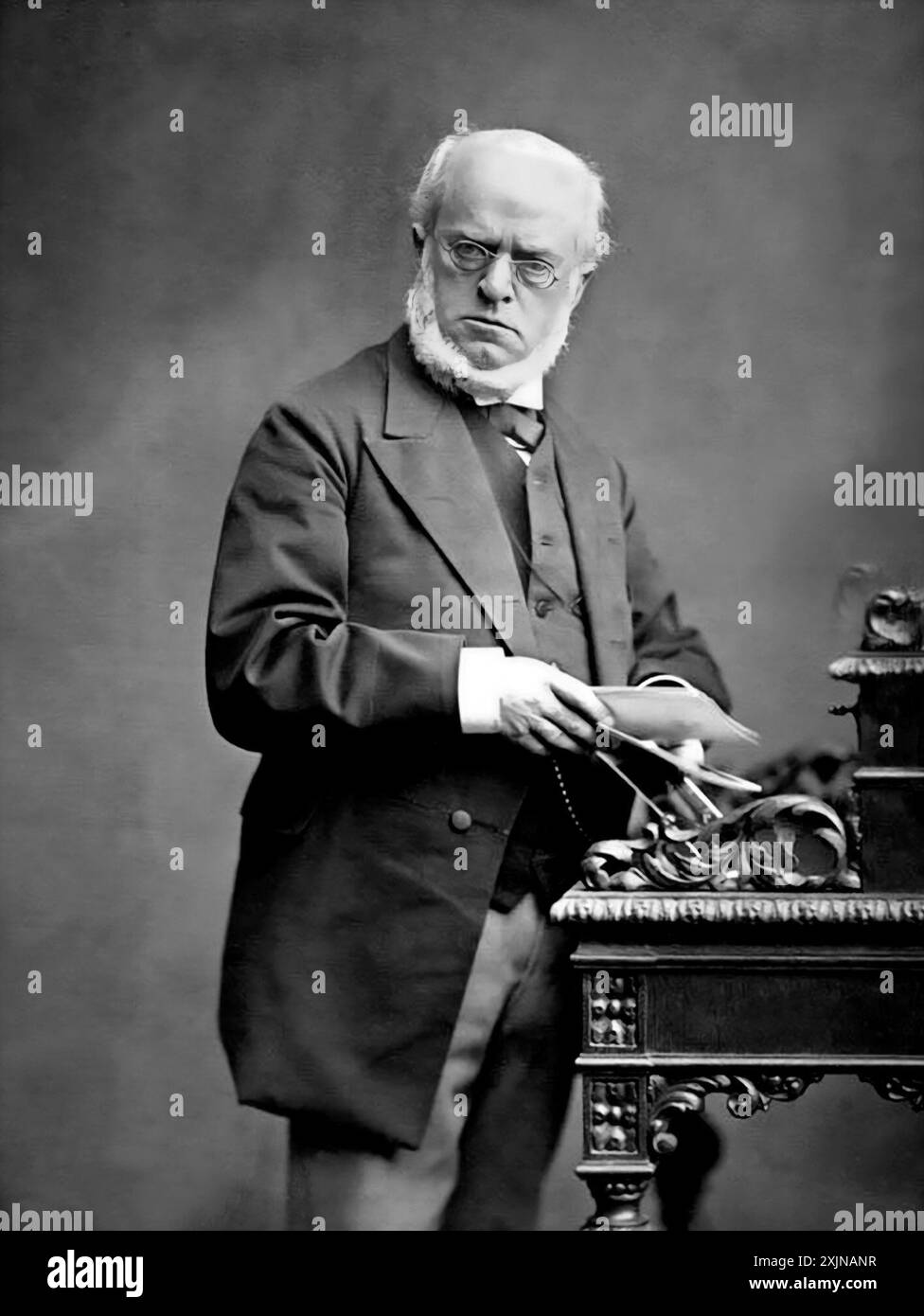 Adolph Menzel. Porträt des deutschen Künstlers Adolph Friedrich Erdmann von Menzel (1815-1905) 1900 Stockfoto