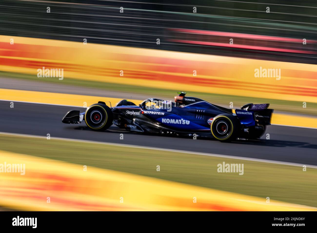 02 SARGEANT Logan (usa), Williams Racing FW46, Aktion während des Formel-1-Großen Preises von Ungarn 2024, 13. Runde der Formel-1-Weltmeisterschaft 2024 vom 19. Bis 21. Juli 2024 auf dem Hungaroring in Mogyorod, Ungarn Stockfoto