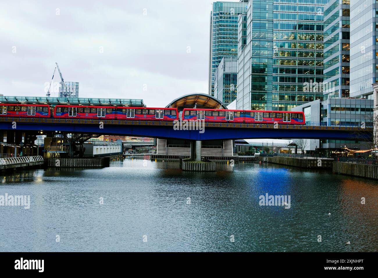 canary Wharf, London, großbritannien Stockfoto