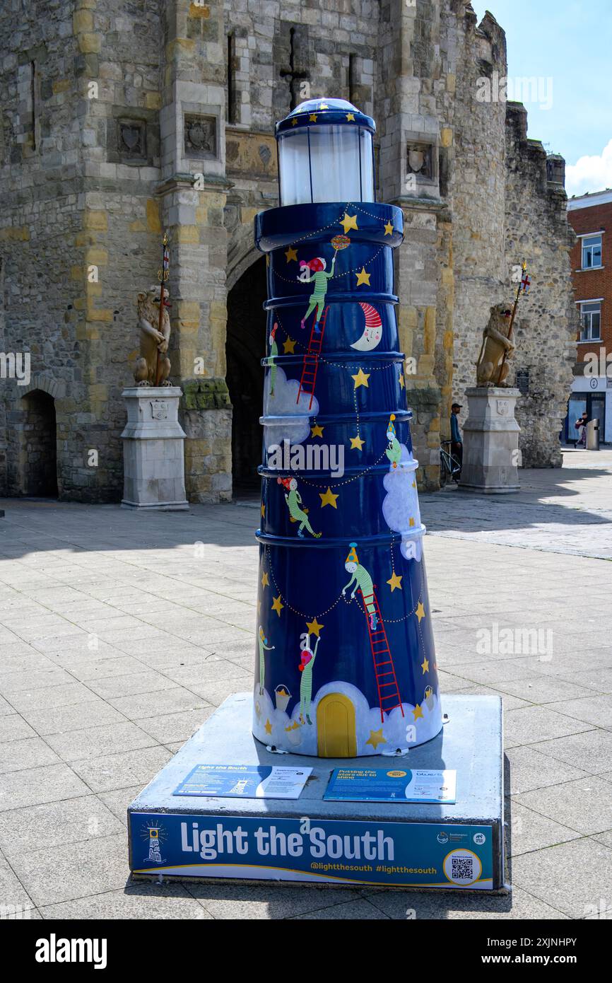 Southampton Hospitals Charity Light The South Art Trail 2024 - Putting the Stars Out to Shine von Marnie Maurrie Stockfoto