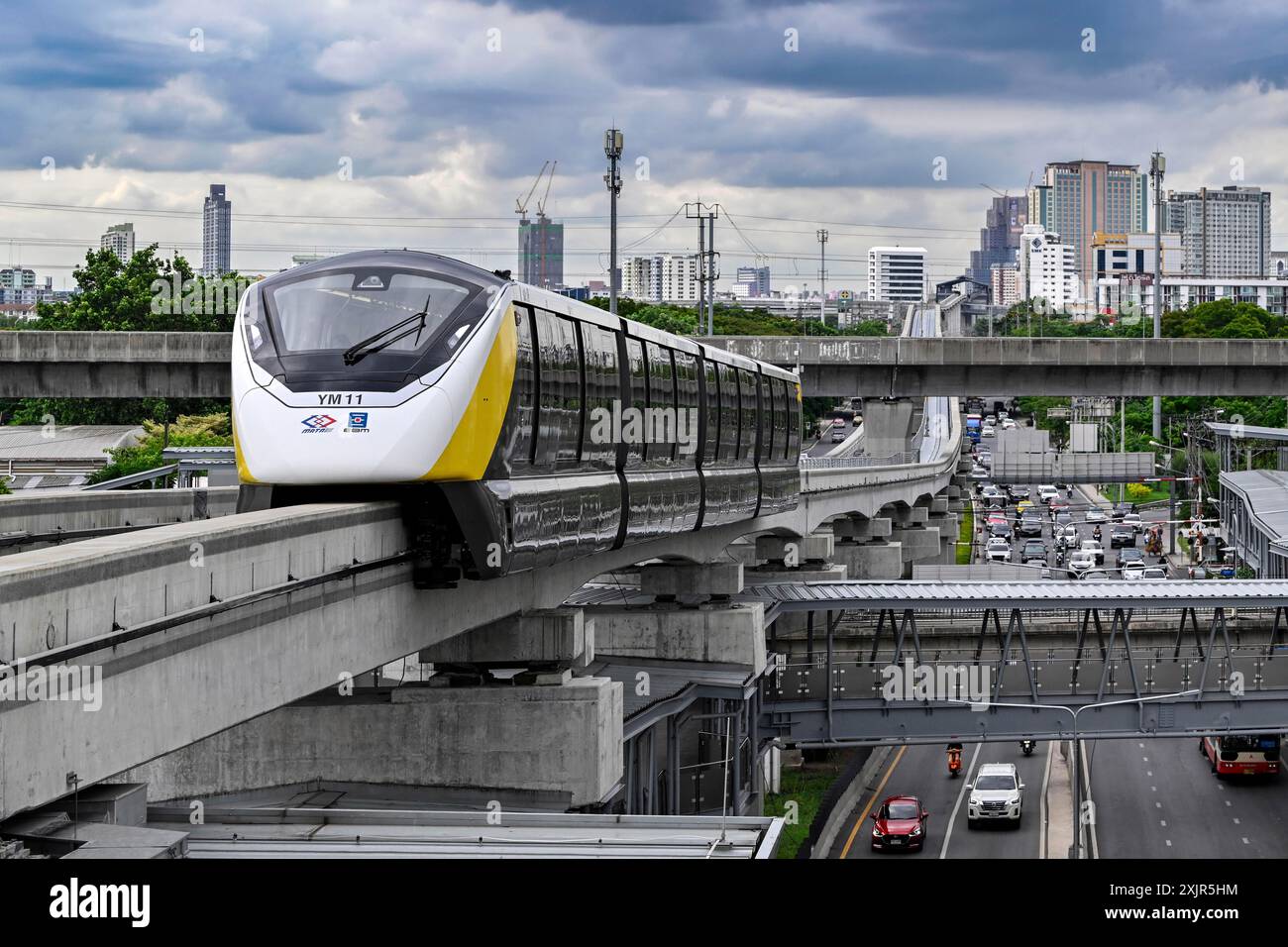 Skytrain MRT, Bangkok, Thailand Stockfoto