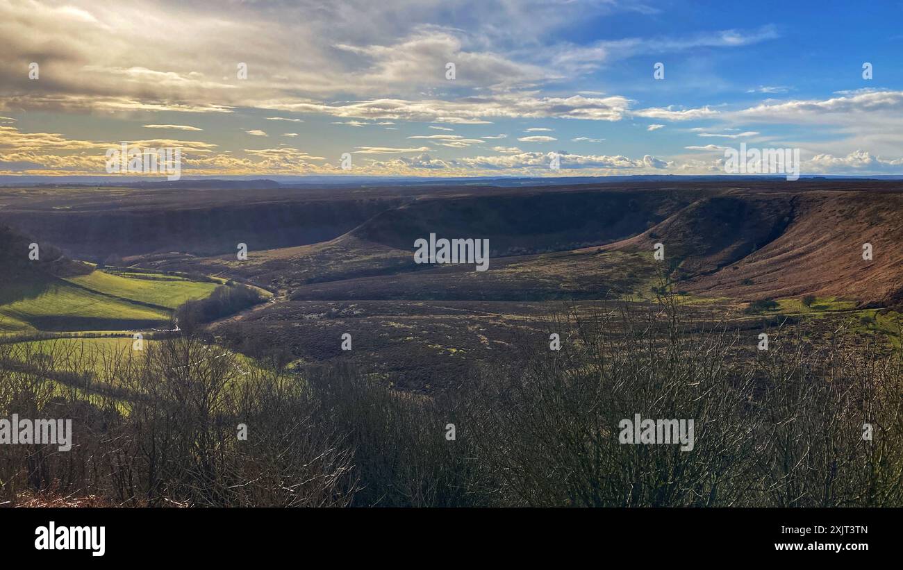 Loch von Horcum ' Devil's Punchbowl ', North Yorkshire Moors National Park, England Stockfoto