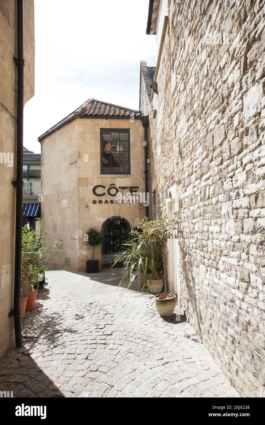 Cote Restaurant in der Milsom Street in Bath im Vereinigten Königreich Stockfoto