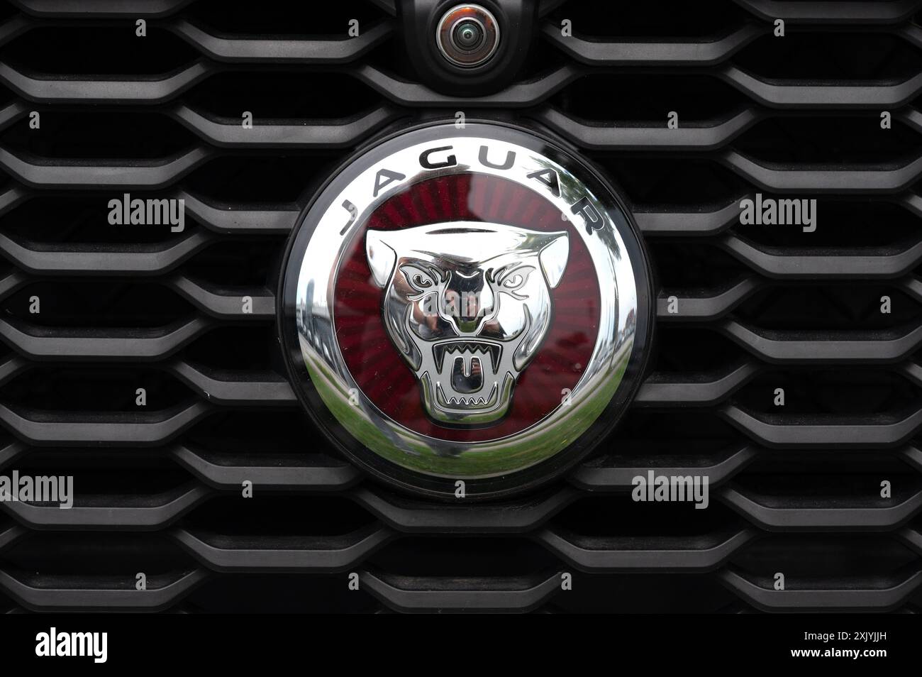Logo des Fahrzeugherstellers Jaguar Stockfoto