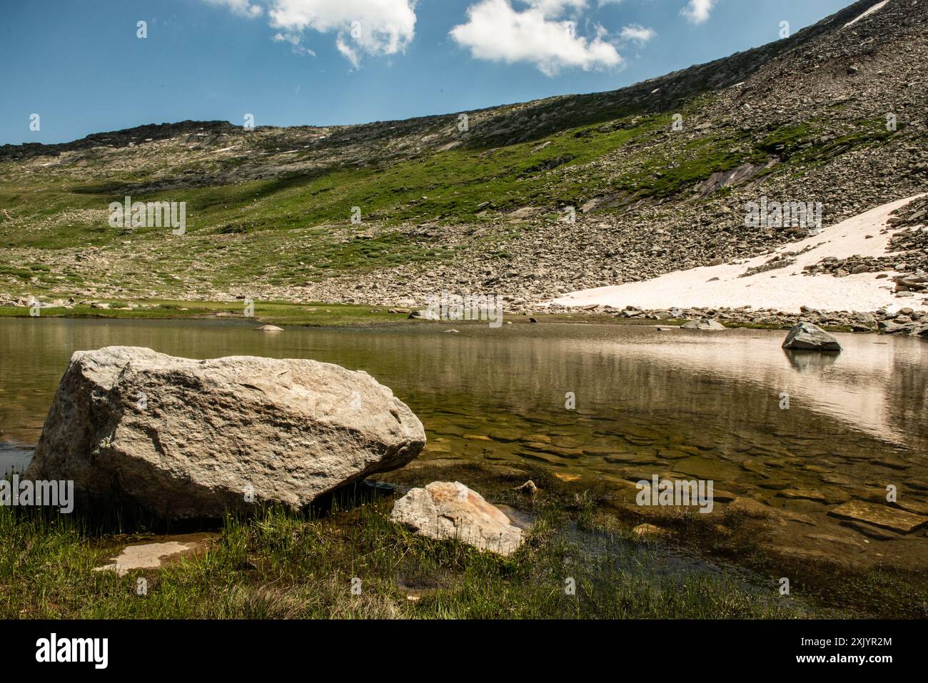 Bergwelten des Aletschgebietes in den Schweizer Alpen Stockfoto