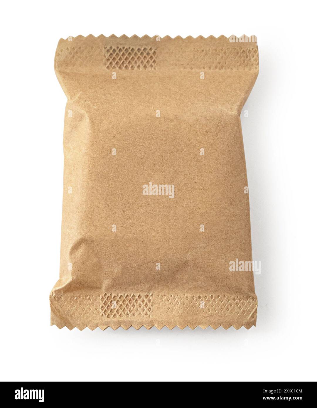 Kleines Gehäuse für Produkte, die auf weiß isoliert sind, mit Beschneidungspfad Stockfoto