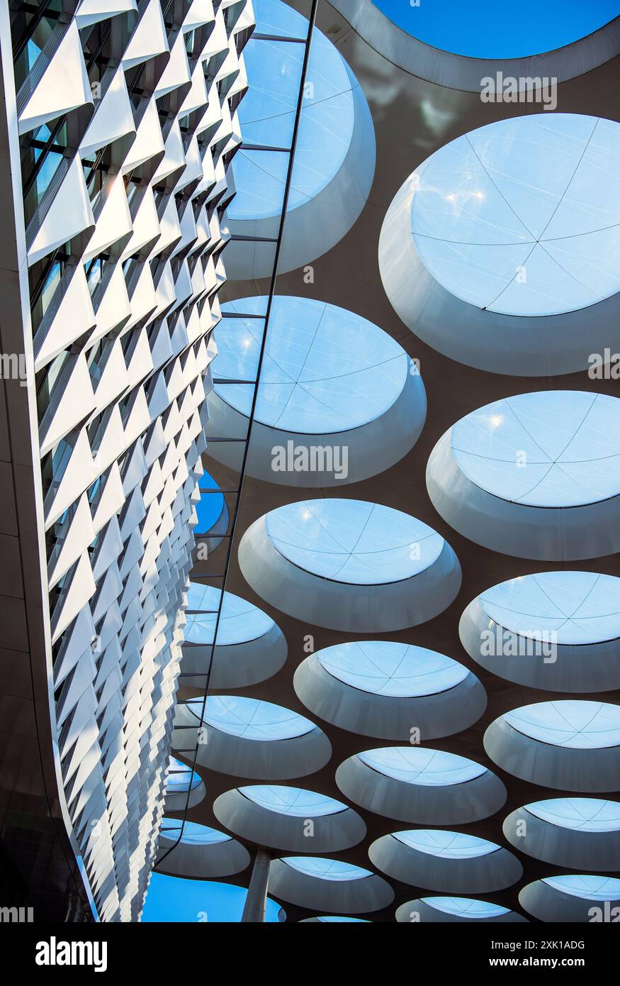Futuristische Architektur in Utrecht, Niederlande Stockfoto