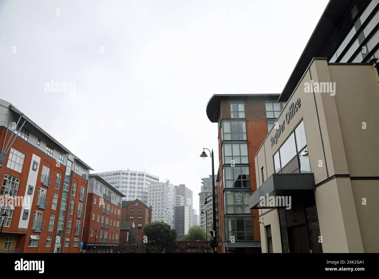 Holliday Street im Stadtzentrum von Birmingham Stockfoto