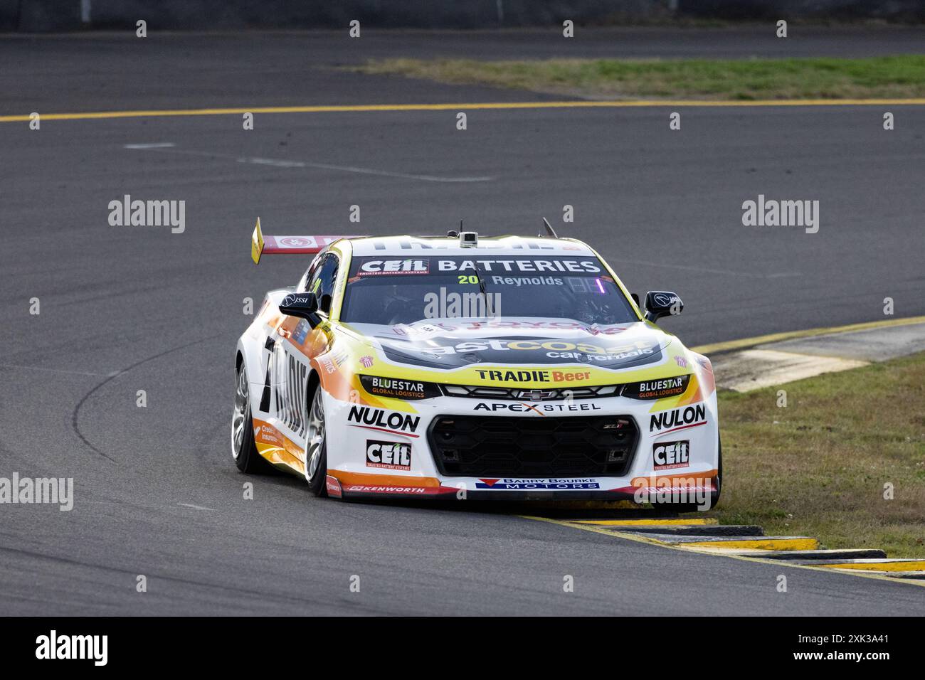 Eastern Creek, Australien, 20. Juli 2024. David Reynolds von Tradie Beer Racing Chevrolet Camaro während der Panasonic Air Conditioning Sydney Super Night im Sydney Motorsport Park am 19. Juli 2024 in Eastern Creek, Australien. Quelle: Ivan Glavas/Speed Media/Alamy Live News Stockfoto