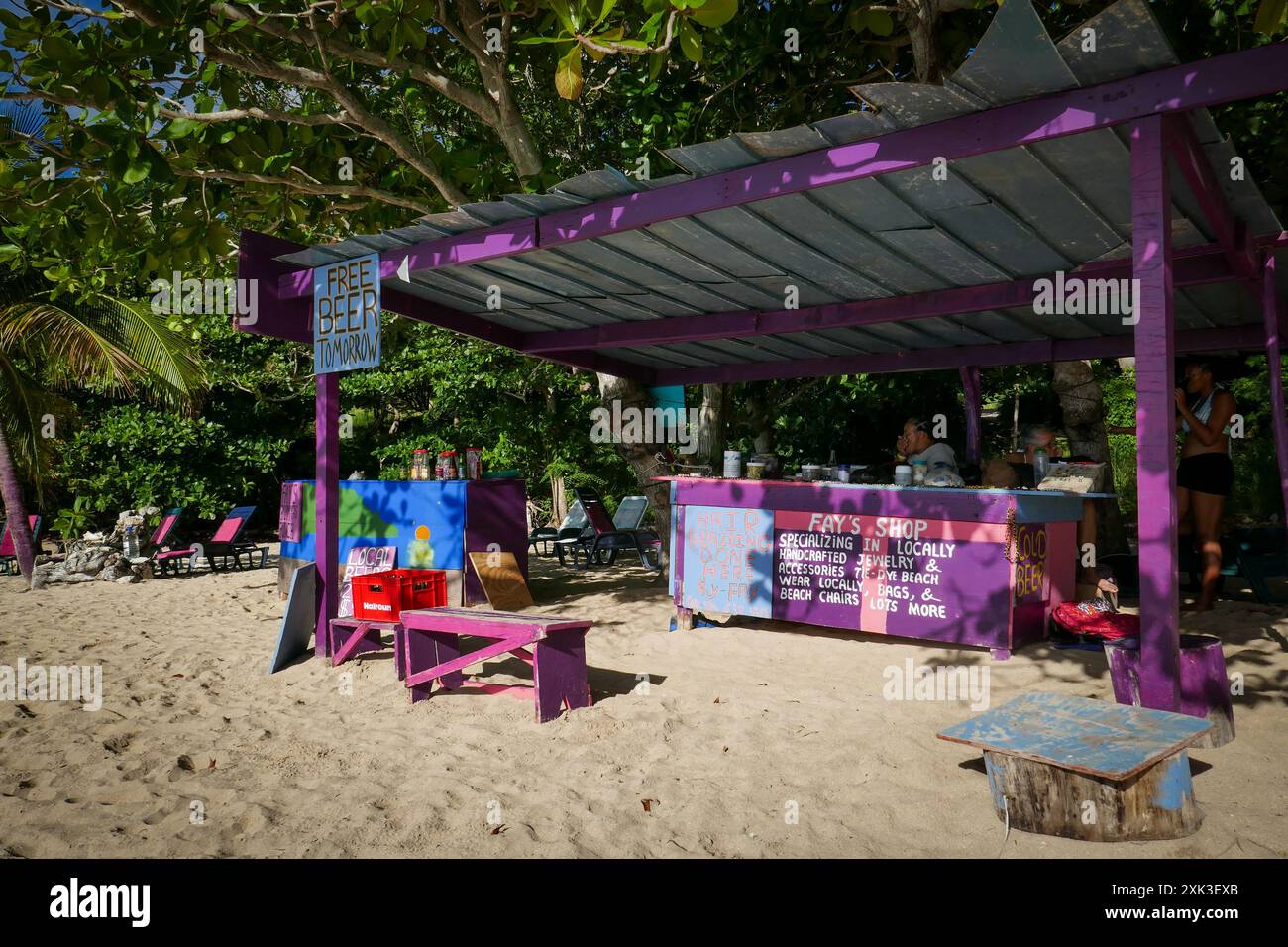 Bequia Life Stockfoto