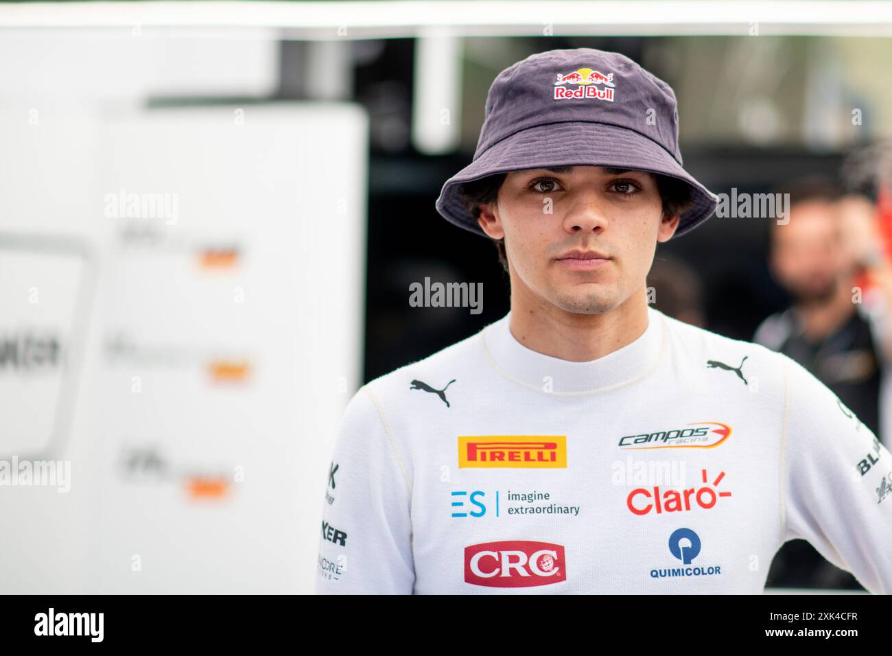 Sebastian Montoya (Kolumbien, Campos Racing), HUN, FIA Formel 3 Meisterschaft, Grand Prix von Ungarn, Hungaroring, Qualifying, 19.07.2024 Foto: Eibner-Pressefoto/Michael Memmler Stockfoto