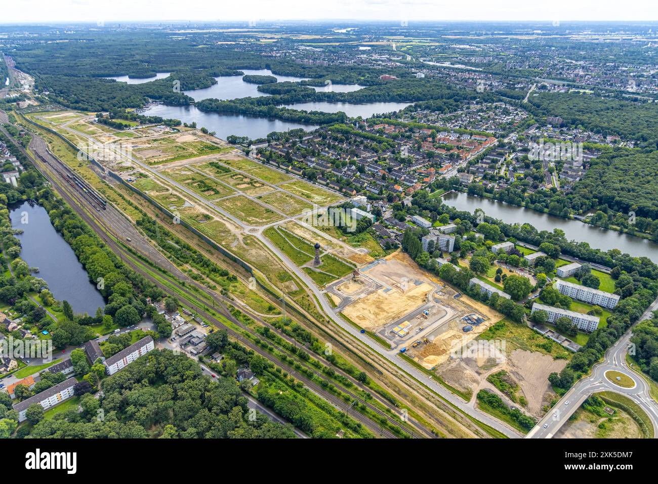 Geplantes duisburg wohnquartier am ehemaligen rangierbahnhof wedau ...