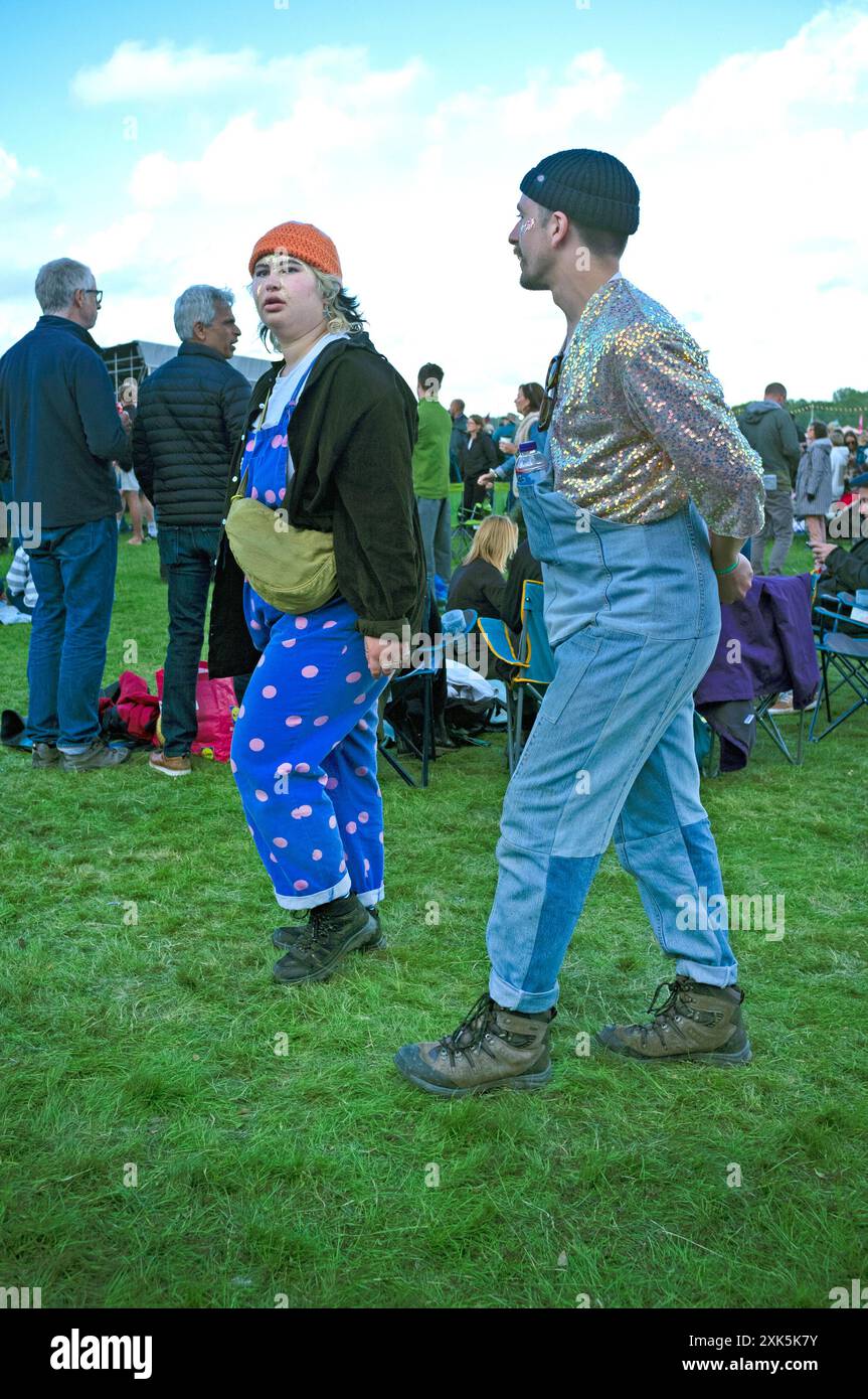 Spaß beim Love Supreme Festival 2024 in East Sussex Stockfoto