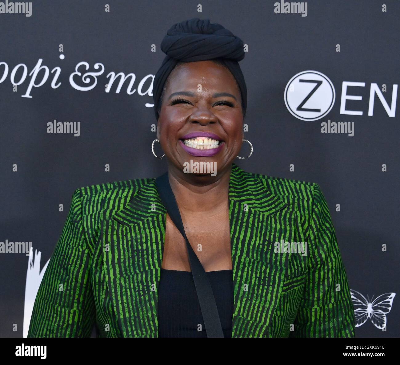 Venice Beach, Usa. Juli 2024. Leslie Jones nimmt an „A Night with Whoopi“ Teil, um die Markteinführung der Marken Emma & Clyde und Whoopi & Maya von WhoopFam am am Samstag, den 20. Juli 2024, in Venice Beach, Kalifornien, zu feiern. Foto: Jim Ruymen/UPI Credit: UPI/Alamy Live News Stockfoto