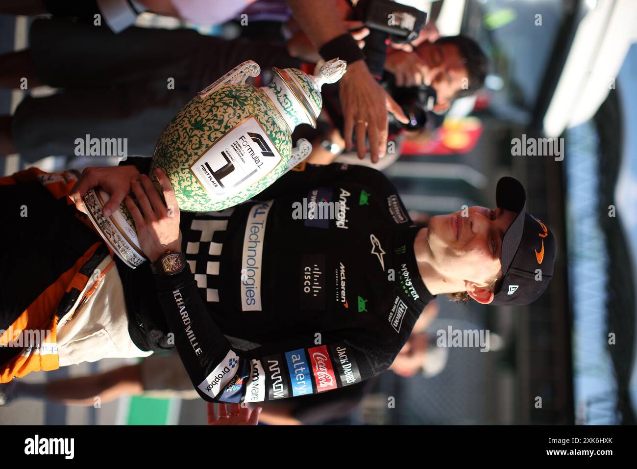 Budapest, Ungarn. Juli 2024. Während des Formel-1-Großen Preises von Ungarn 2024, 13. Runde der Formel-1-Weltmeisterschaft 2024 vom 19. Bis 21. Juli 2024 auf dem Hungaroring in Mogyorod, Ungarn - Foto Eric Alonso/DPPI Credit: DPPI Media/Alamy Live News Stockfoto