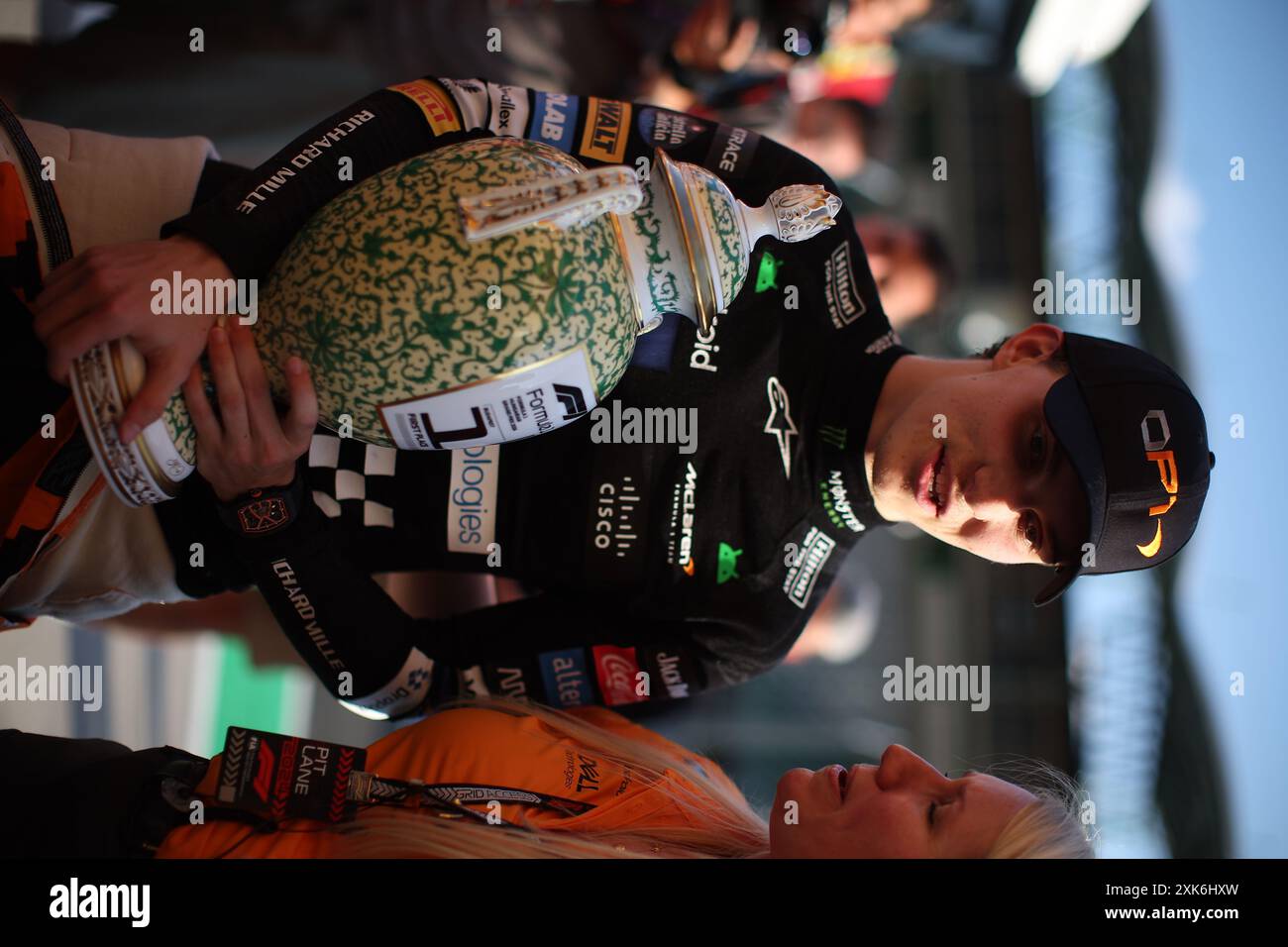 Budapest, Ungarn. Juli 2024. Während des Formel-1-Großen Preises von Ungarn 2024, 13. Runde der Formel-1-Weltmeisterschaft 2024 vom 19. Bis 21. Juli 2024 auf dem Hungaroring in Mogyorod, Ungarn - Foto Eric Alonso/DPPI Credit: DPPI Media/Alamy Live News Stockfoto