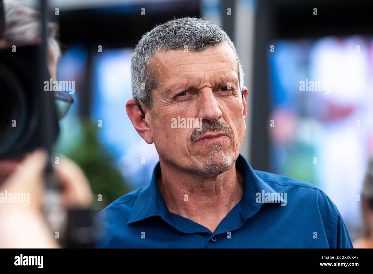 Günther Steiner (Italien, RTL TV Experte, Ex Teamchef), HUN, Formel 1 Weltmeisterschaft, Grand Prix von Ungarn, Hungaroring, Rennen, 21.07.2024 Foto: Eibner-Pressefoto/Michael Memmler Stockfoto