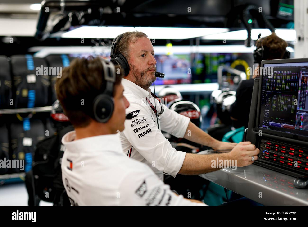 Budapest, Ungarn. Juli 2024. Während des Formel-1-Großen Preises von Ungarn 2024, 13. Runde der Formel-1-Weltmeisterschaft 2024 vom 19. Bis 21. Juli 2024 auf dem Hungaroring in Mogyorod, Ungarn - Foto DPPI Credit: DPPI Media/Alamy Live News Stockfoto