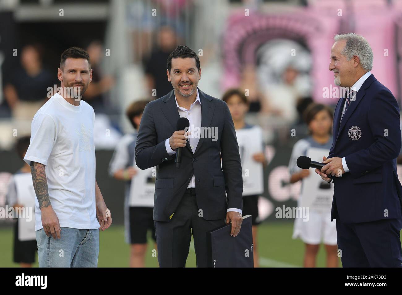 Fort Lauderdale, USA, 20. Juli 2024, Inter Miami CF gegen Chicago FC, MLS-Spiel am Samstag, 20. Juli 2024, Foto: Chris Arjoon/American Presswire Stockfoto