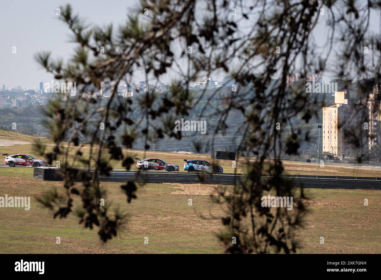 São PAULO, SP - 21.07.2024: TURISMO NACIONAL TCR WORLD TOUR INTERLAGOS - zweites Rennen der FIA TCR World Tour am Sonntag Nachmittag (21) im Autódromo de Interlagos in São Paulo, SP. (Foto: Rodilei Morais/Fotoarena) Stockfoto