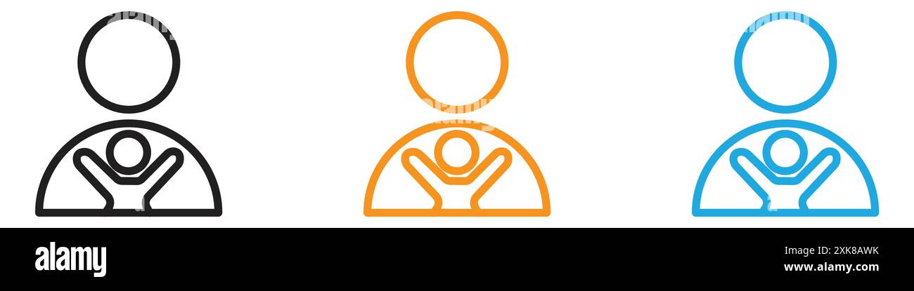 Schutzsymbol Vektor-Logo-Set Sammlung oder Bündelpackung Stock Vektor