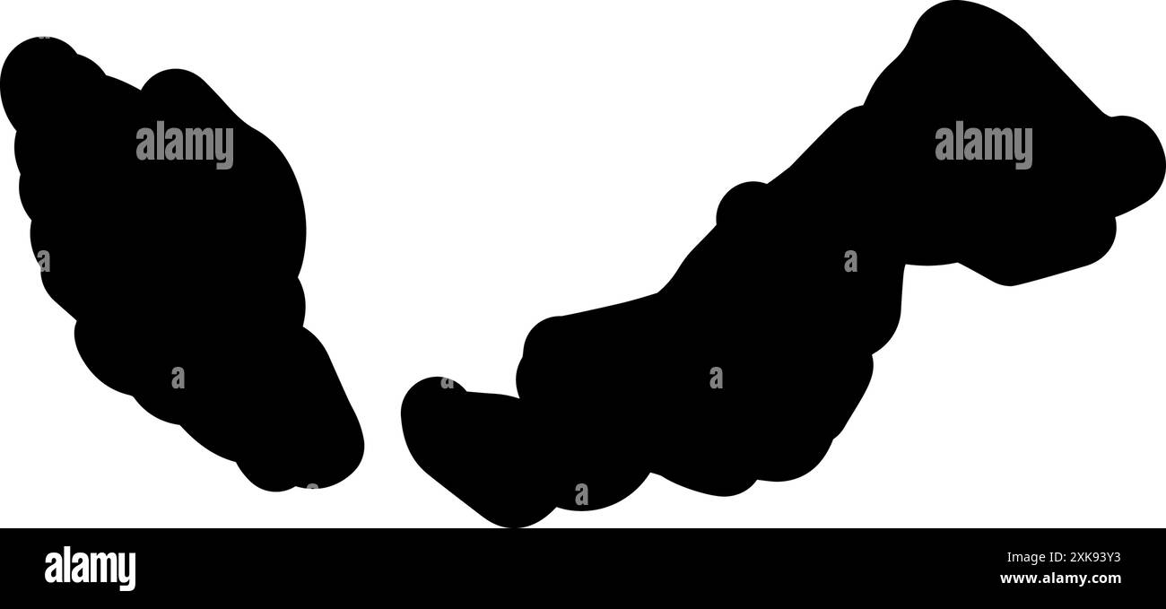 Symbol für malaysia, Wahrzeichen Stock Vektor