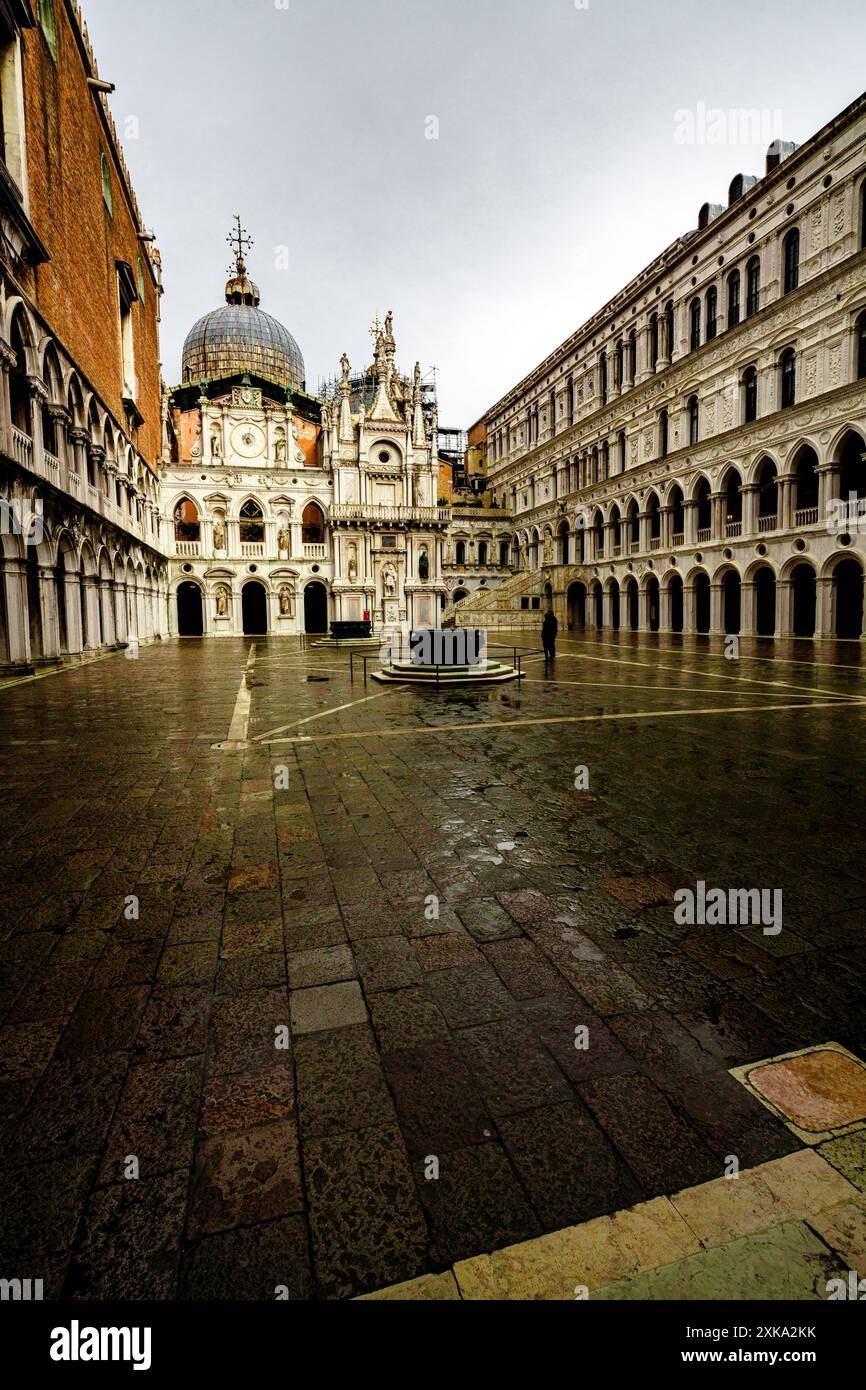 Markusdom und Dogenpalast, Venedig Stockfoto