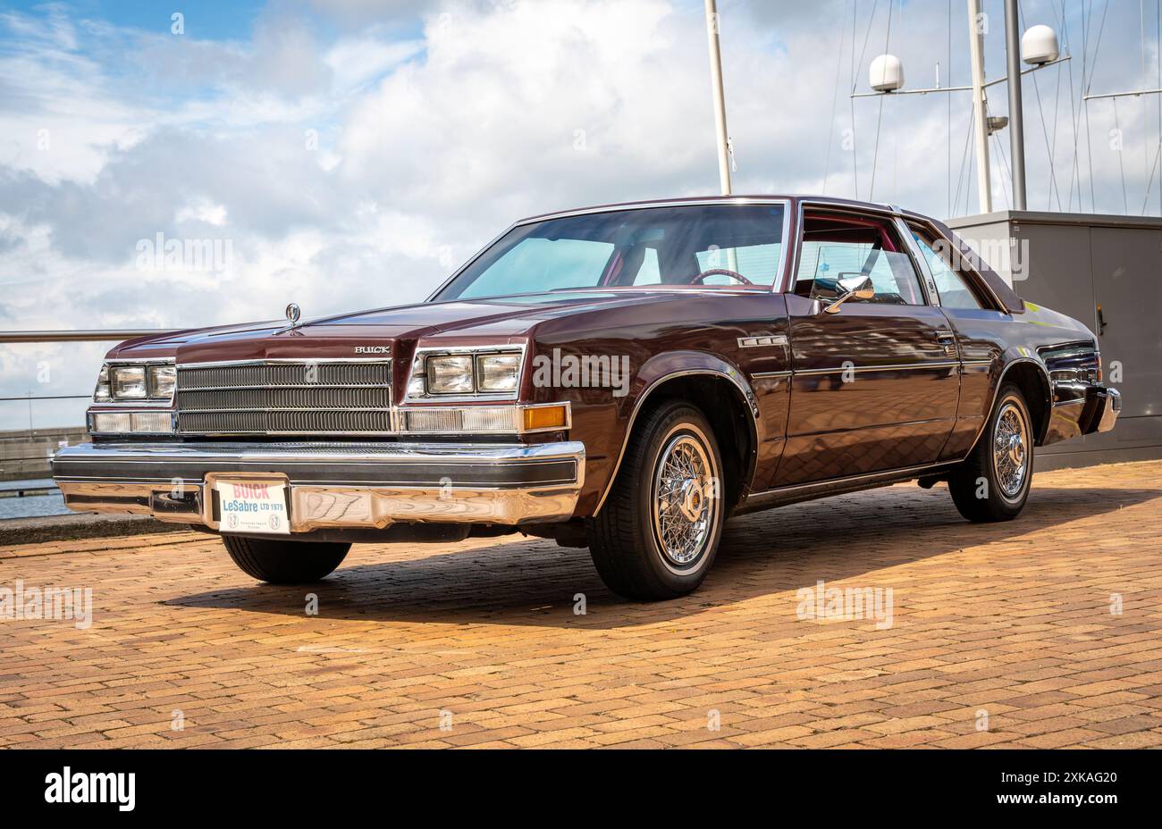 Lelystad, Niederlande, 16.06.2024, Oldtimer Buick LeSabre Limited, fünfte Generation ab 1979 beim National Old Timer Day Stockfoto