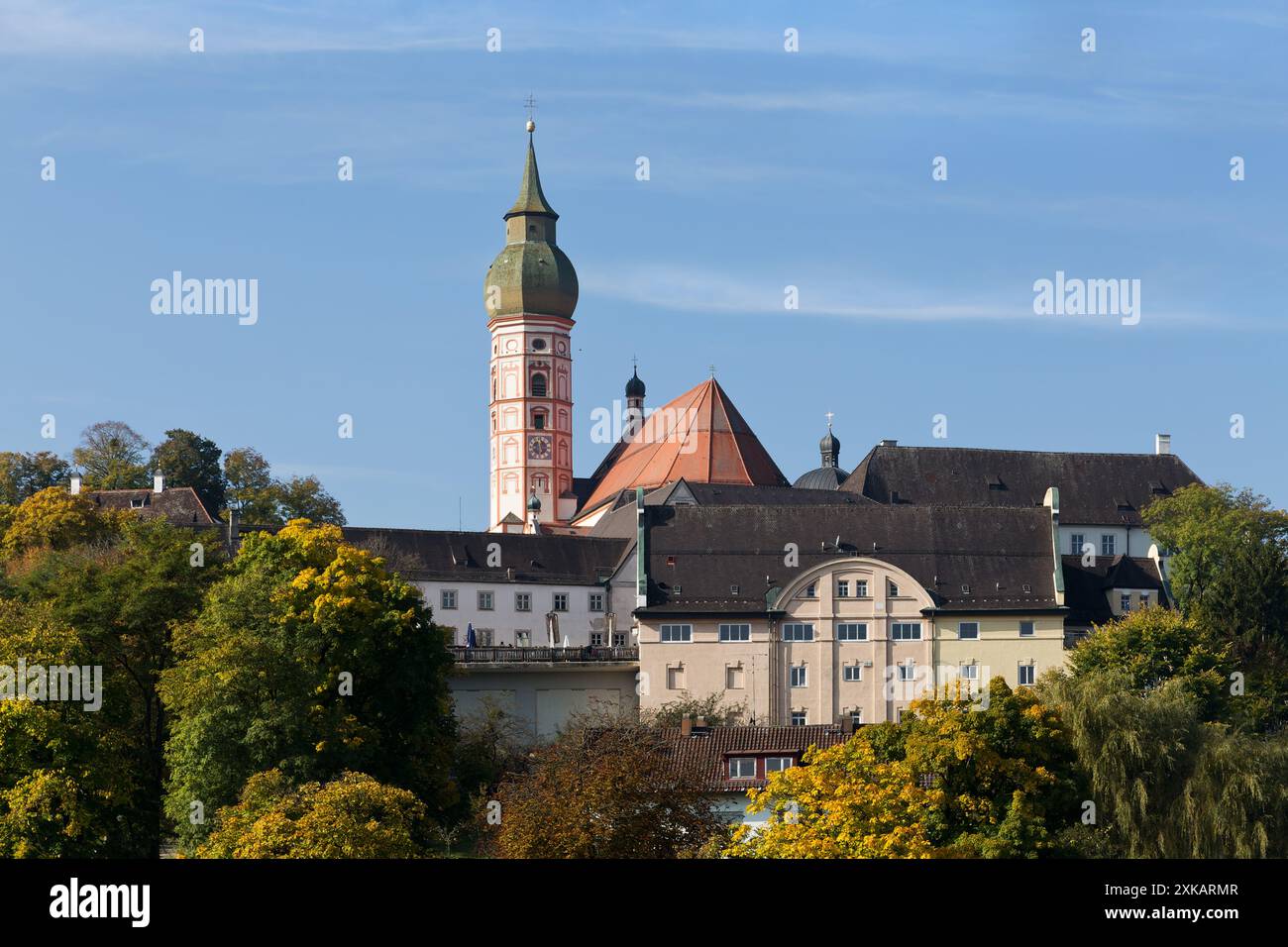 Das Kloster andechs befindet sich in der Nähe des Ammersees in Südbayern Stockfoto