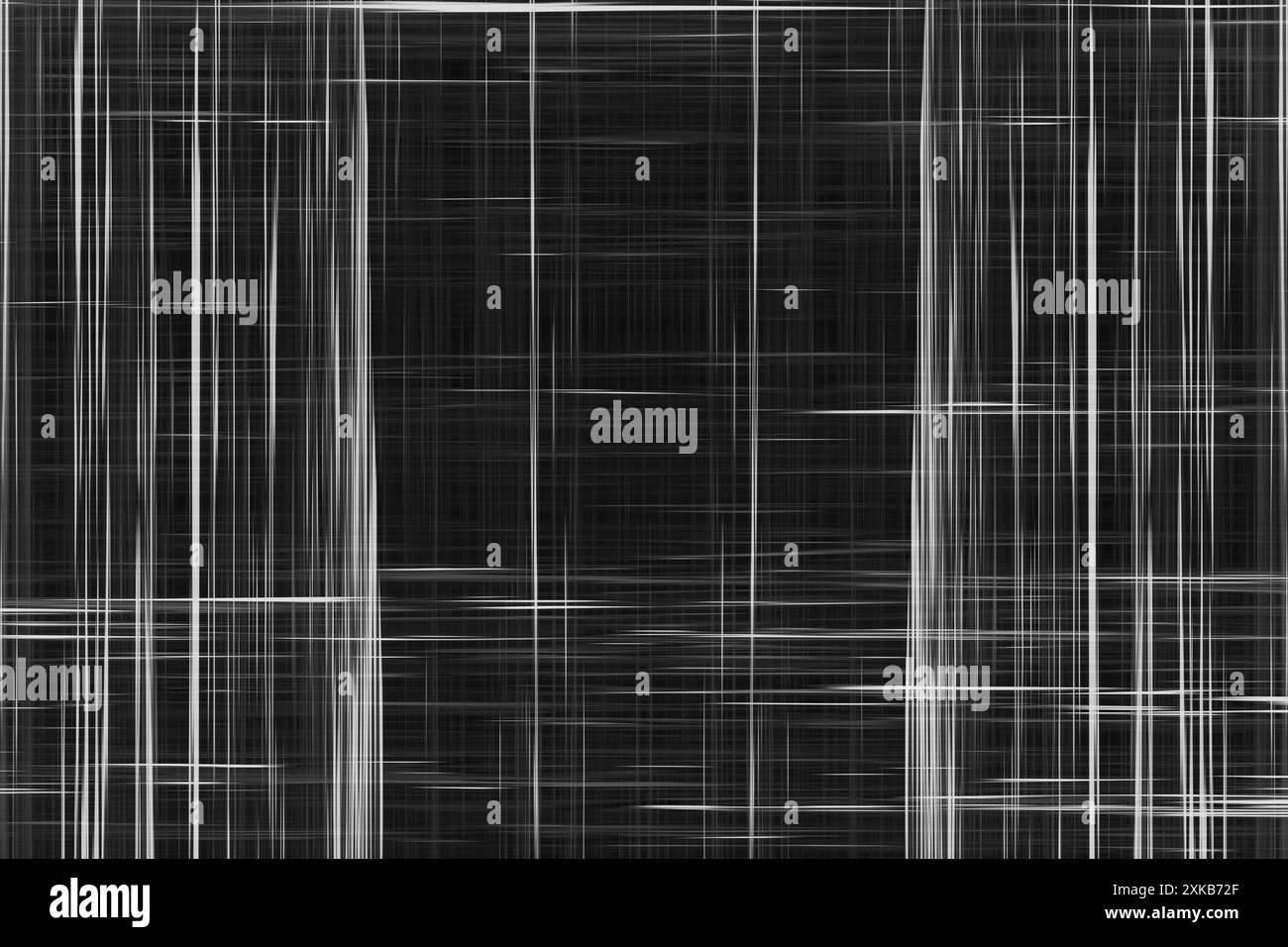 Schwarz-Weiß-Muster abstrakter grafischer Linien für die Gestaltung in Ihrem Arbeitshintergrund. Stockfoto