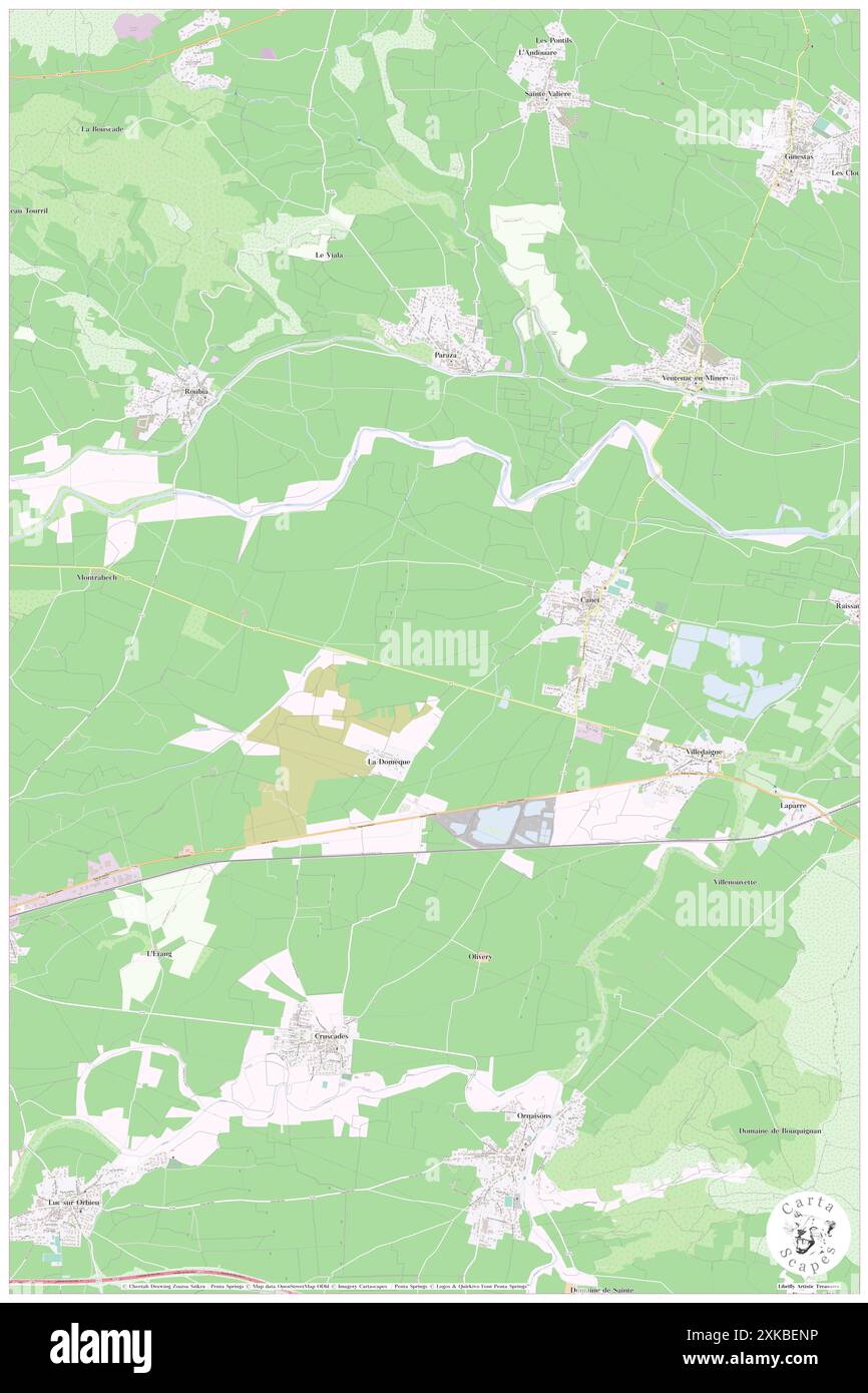 Canet, Hérault, FR, Frankreich, Occitanie, n 43 36' 6'', N 3 29' 26'', Karte, Cartascapes Map, veröffentlicht 2024. Erkunden Sie Cartascapes, eine Karte, die die vielfältigen Landschaften, Kulturen und Ökosysteme der Erde enthüllt. Reisen Sie durch Zeit und Raum und entdecken Sie die Verflechtungen der Vergangenheit, Gegenwart und Zukunft unseres Planeten. Stockfoto