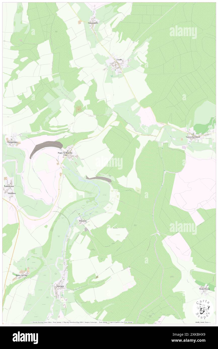 Pagny-la-Blanche-Cote, Maas, FR, Frankreich, Grand Est, n 48 32' 26'', N 5 43' 15'', Karte, Cartascapes Map, veröffentlicht 2024. Erkunden Sie Cartascapes, eine Karte, die die vielfältigen Landschaften, Kulturen und Ökosysteme der Erde enthüllt. Reisen Sie durch Zeit und Raum und entdecken Sie die Verflechtungen der Vergangenheit, Gegenwart und Zukunft unseres Planeten. Stockfoto