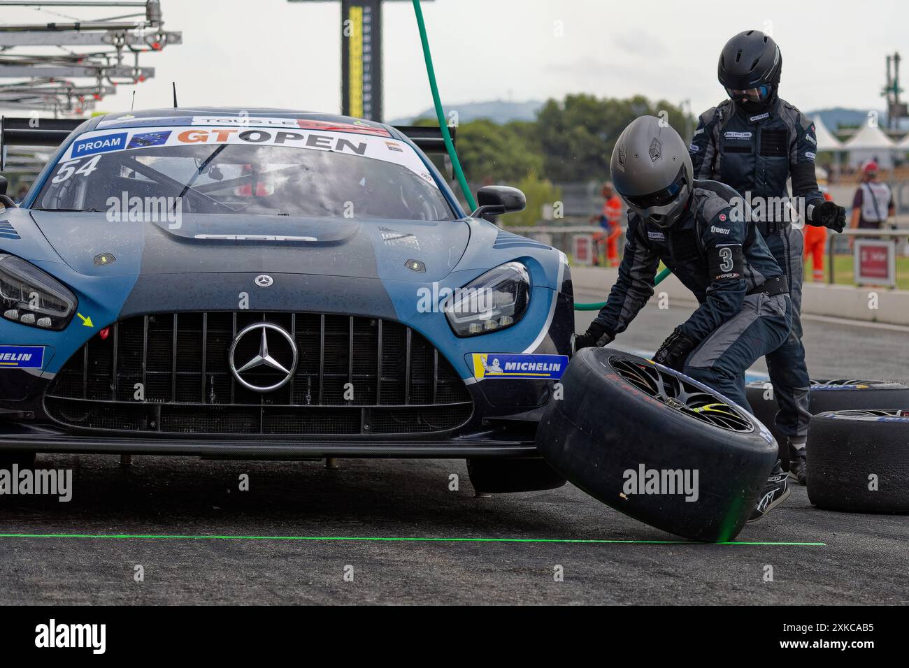 INTERNATIONAL GT GEÖFFNET 2024 in Le Castellet, FRANKREICH, 21/07/2024 Florent 'MrCrash' B.. Stockfoto