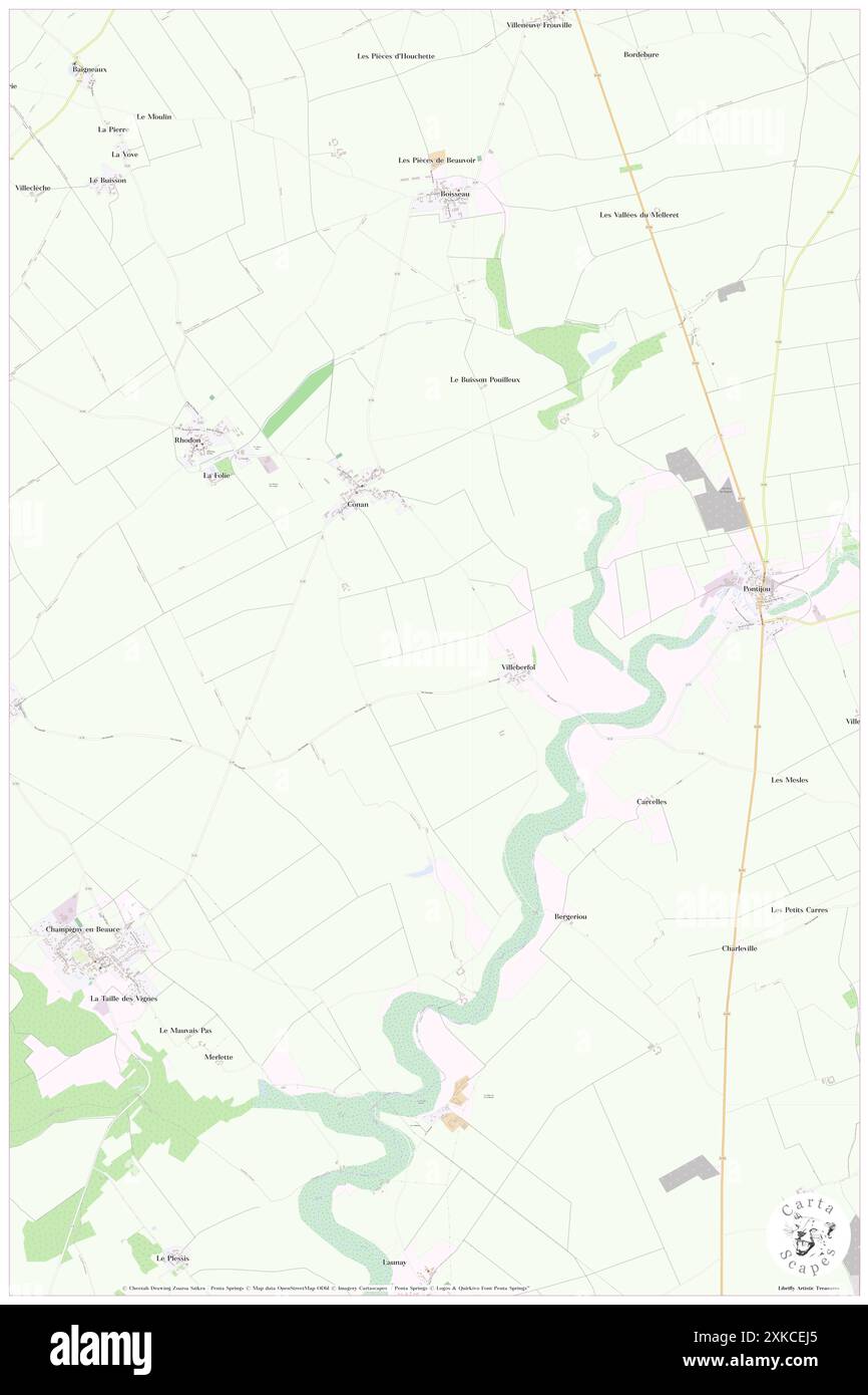 Conan, Loir-et-Cher, FR, Frankreich, Centre, n 47 44' 54'', N 1 17' 11'', Karte, Cartascapes Map, veröffentlicht 2024. Erkunden Sie Cartascapes, eine Karte, die die vielfältigen Landschaften, Kulturen und Ökosysteme der Erde enthüllt. Reisen Sie durch Zeit und Raum und entdecken Sie die Verflechtungen der Vergangenheit, Gegenwart und Zukunft unseres Planeten. Stockfoto