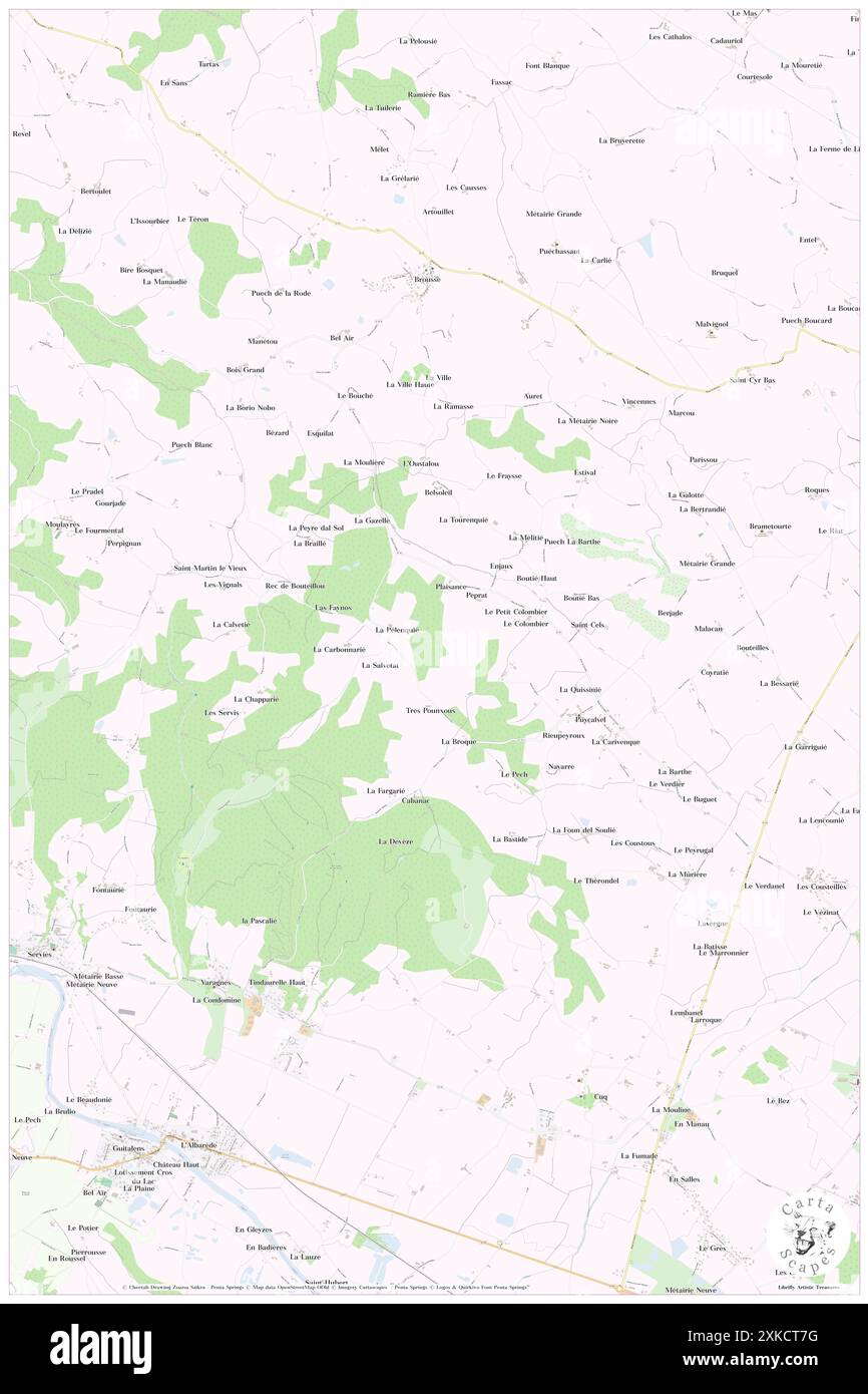 Puycalvel, Tarn, FR, Frankreich, Occitanie, n 43 40' 47'', N 2 5' 29