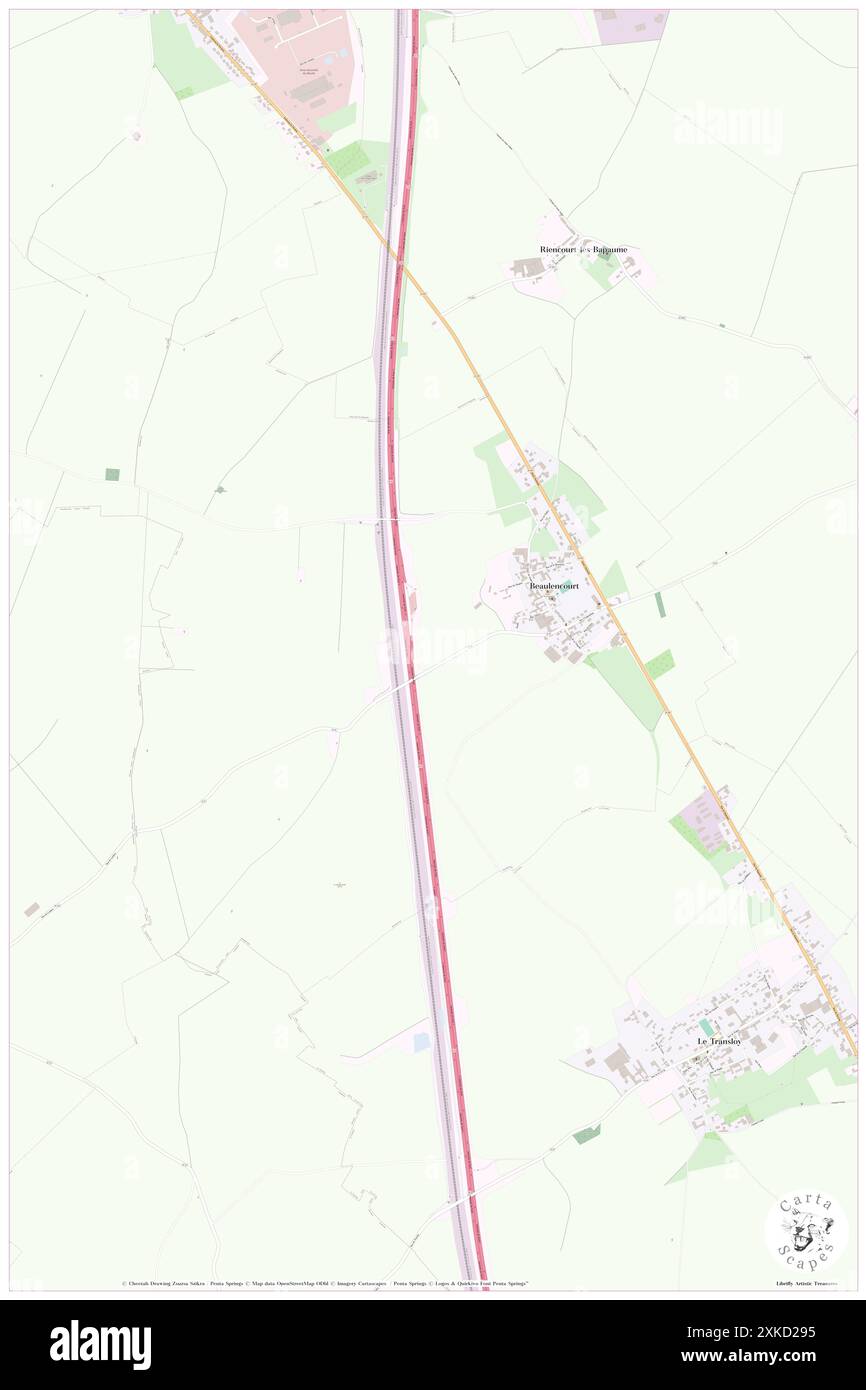 Beaulencourt, Pas-de-Calais, FR, Frankreich, Hauts-de-France, n 50 4' 33''', N 2 52' 44''', Karte, Cartascapes Map, veröffentlicht 2024. Erkunden Sie Cartascapes, eine Karte, die die vielfältigen Landschaften, Kulturen und Ökosysteme der Erde enthüllt. Reisen Sie durch Zeit und Raum und entdecken Sie die Verflechtungen der Vergangenheit, Gegenwart und Zukunft unseres Planeten. Stockfoto