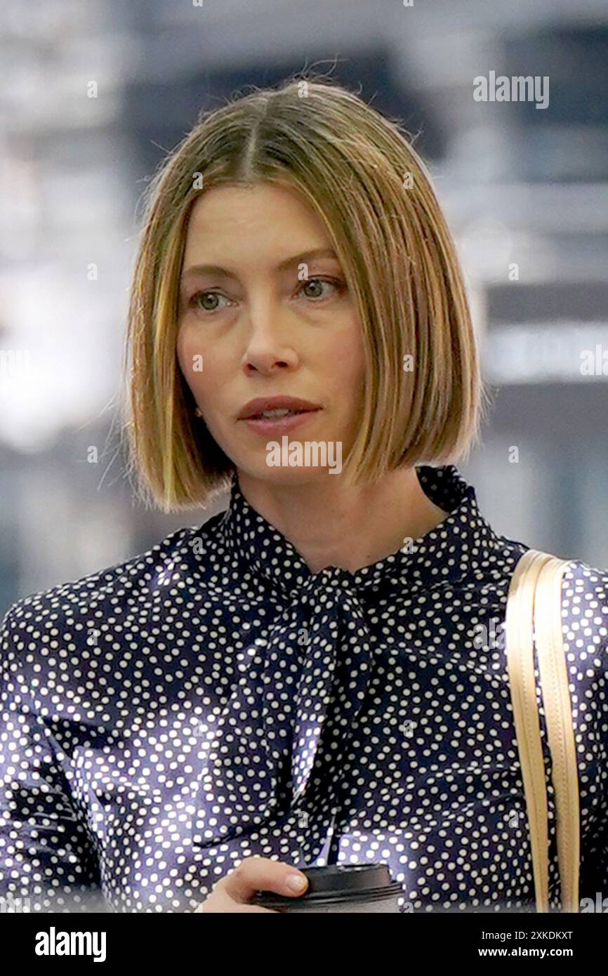 Ny. Juli 2024. Jessica Biel am 22. Juli 2024 in New York, New York. Quelle: Kristin Callahan/Everett Collection/Alamy Live News Stockfoto