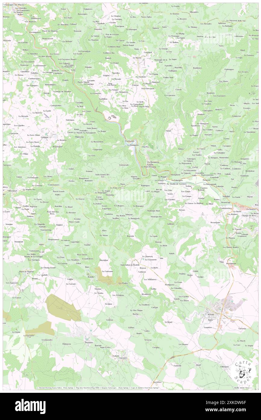 Sebrazac, Aveyron, FR, Frankreich, Occitanie, n 44 31' 29'', N 2 39' 25'', Karte, Cartascapes Map, veröffentlicht 2024. Erkunden Sie Cartascapes, eine Karte, die die vielfältigen Landschaften, Kulturen und Ökosysteme der Erde enthüllt. Reisen Sie durch Zeit und Raum und entdecken Sie die Verflechtungen der Vergangenheit, Gegenwart und Zukunft unseres Planeten. Stockfoto