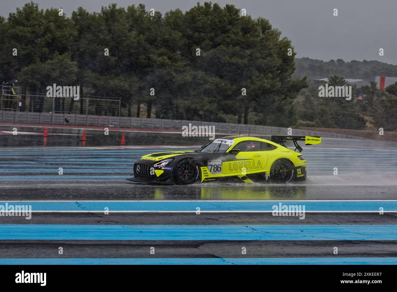 INTERNATIONAL GT GEÖFFNET 2024 in Le Castellet, FRANKREICH, 21/07/2024 Florent 'MrCrash' B.. Stockfoto