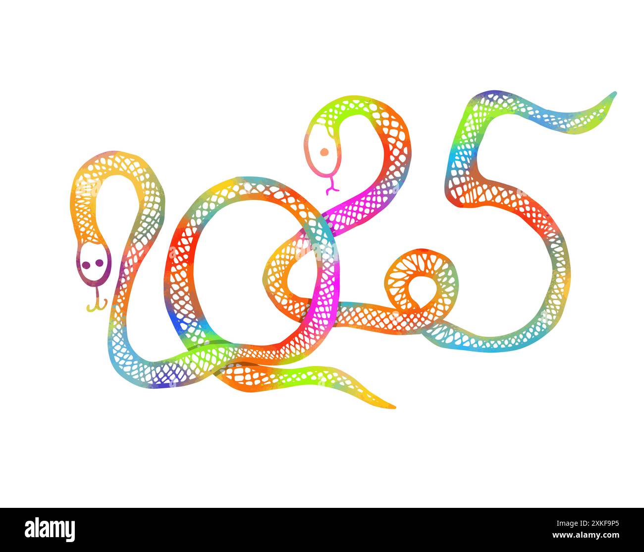Happy Chinese New Year 2025, Bannerdesign Stock Vektor