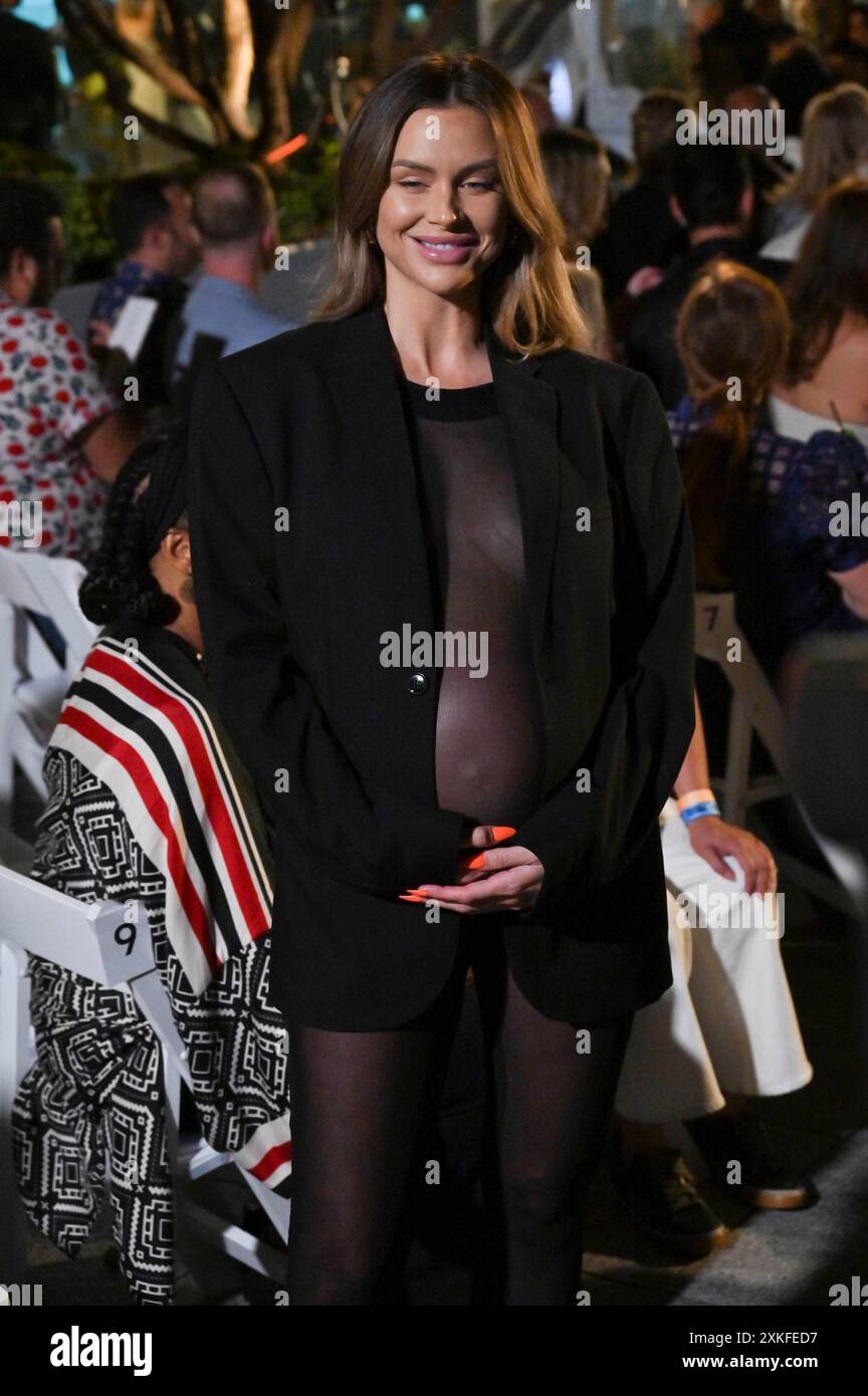 Hollywood, CA USA - 22. Juli 2024. Lala Kent nimmt an der Green Label Fashion Show von Sutton Stracke Teil Stockfoto