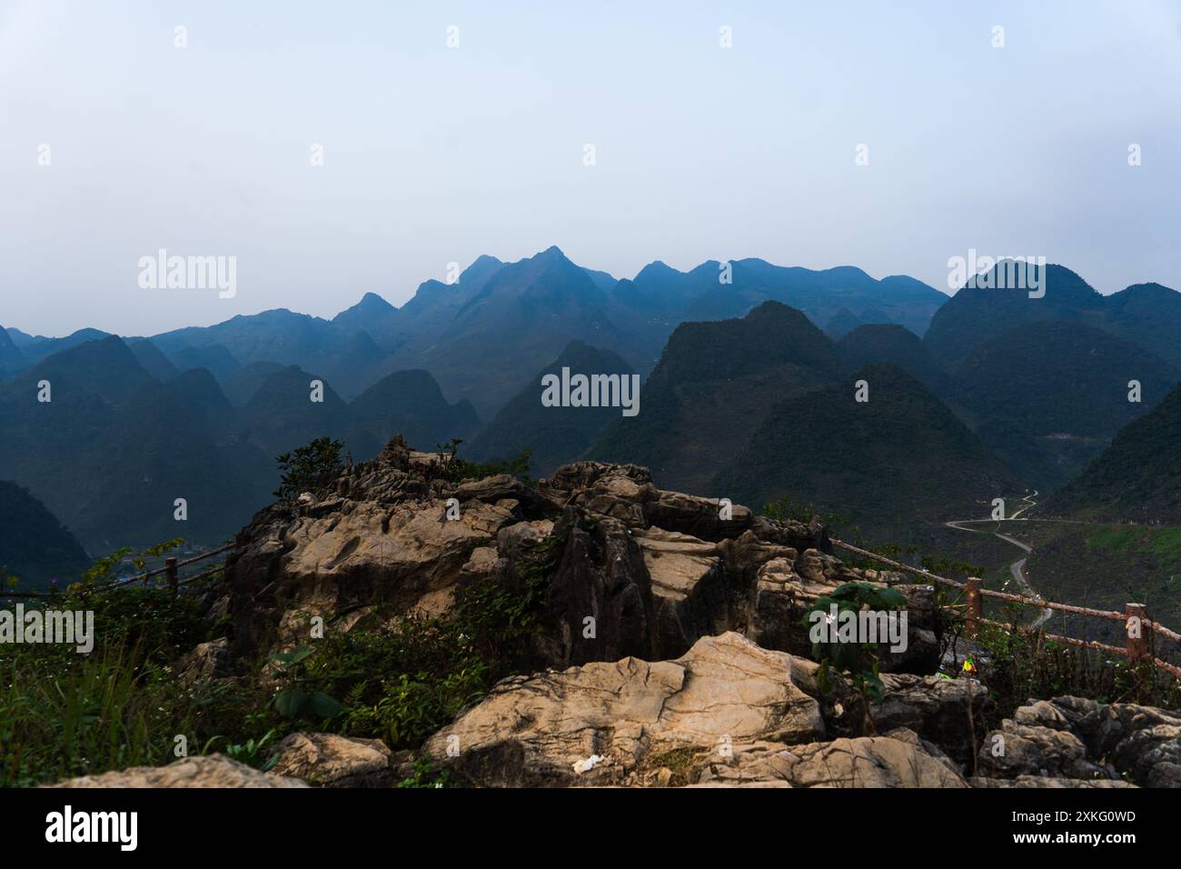 Blickwinkel in Nordvietnam Stockfoto