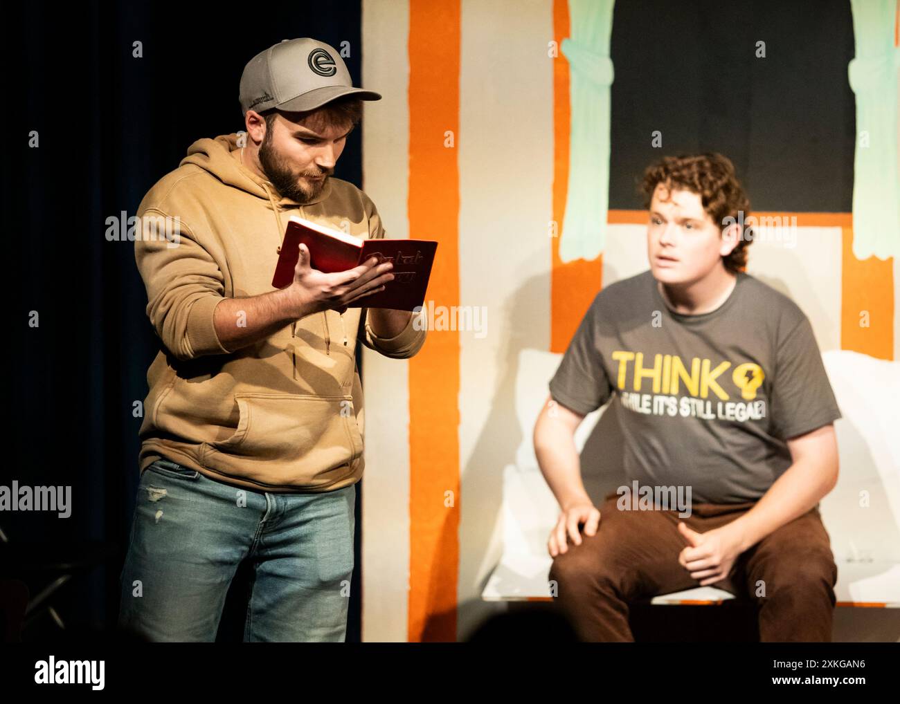 Verbal Diary, Eröffnungsabend im Little Angel Theatre, Islington, London © Clarissa Debenham (Film Free Photography) / Alamy Stockfoto