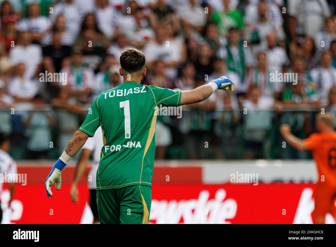 Kacper Tobiasz während des PKO BP Ekstraklasa Spiels zwischen den Teams von Legia Warszawa und Zaglebie Lubin im Stadion Miejski Legii Warszawa, Warschau, Polen Stockfoto