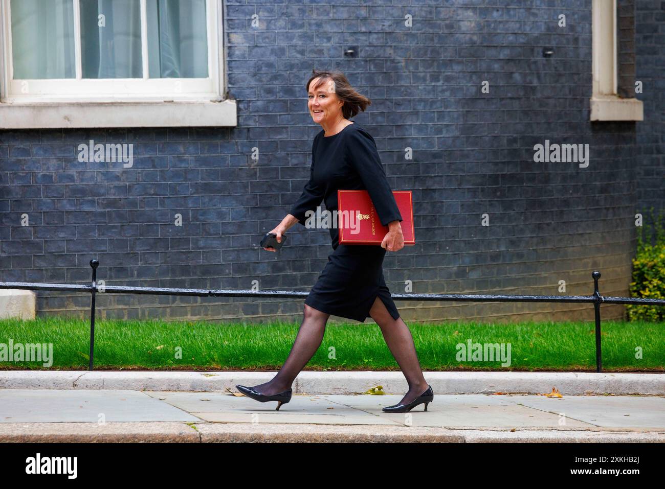 London, Großbritannien. Juli 2024. Jo Stevens, Staatssekretär für Wales, in der Downing Street für die letzte Kabinettssitzung vor der Sommerpause. Quelle: Mark Thomas/Alamy Live News Stockfoto