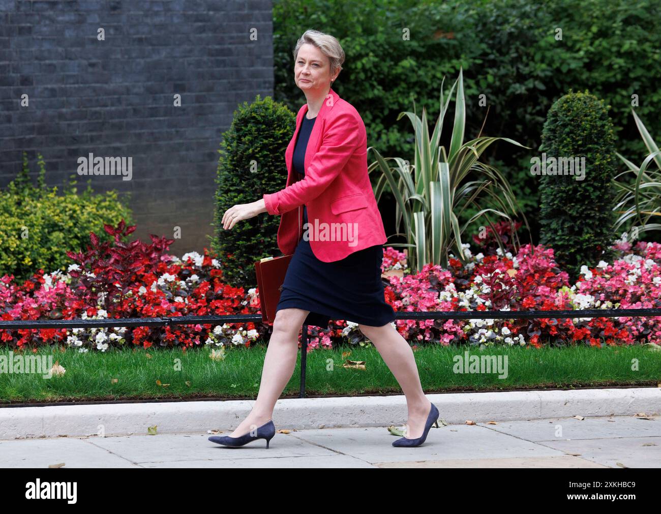 London, Großbritannien. Juli 2024. Yvette Cooper, Innenministerin, in der Downing Street für die letzte Kabinettssitzung vor der Sommerpause. Quelle: Mark Thomas/Alamy Live News Stockfoto