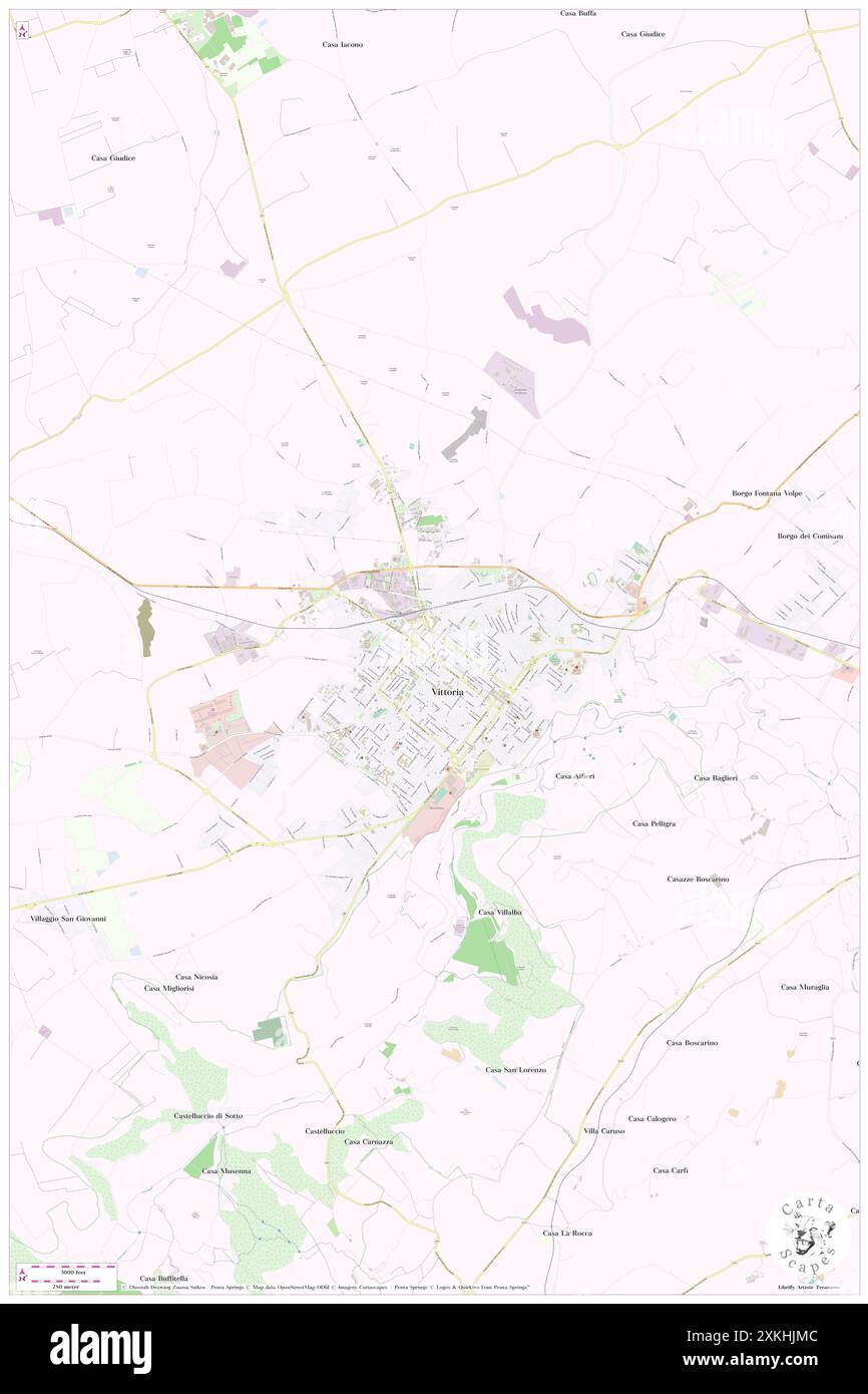 IL Cavallo dell'Ippari, Ragusa, IT, Italien, Sizilien, n 36 57' 18'', N 14 31' 44'', Karte, Cartascapes Map, veröffentlicht 2024. Erkunden Sie Cartascapes, eine Karte, die die vielfältigen Landschaften, Kulturen und Ökosysteme der Erde enthüllt. Reisen Sie durch Zeit und Raum und entdecken Sie die Verflechtungen der Vergangenheit, Gegenwart und Zukunft unseres Planeten. Stockfoto