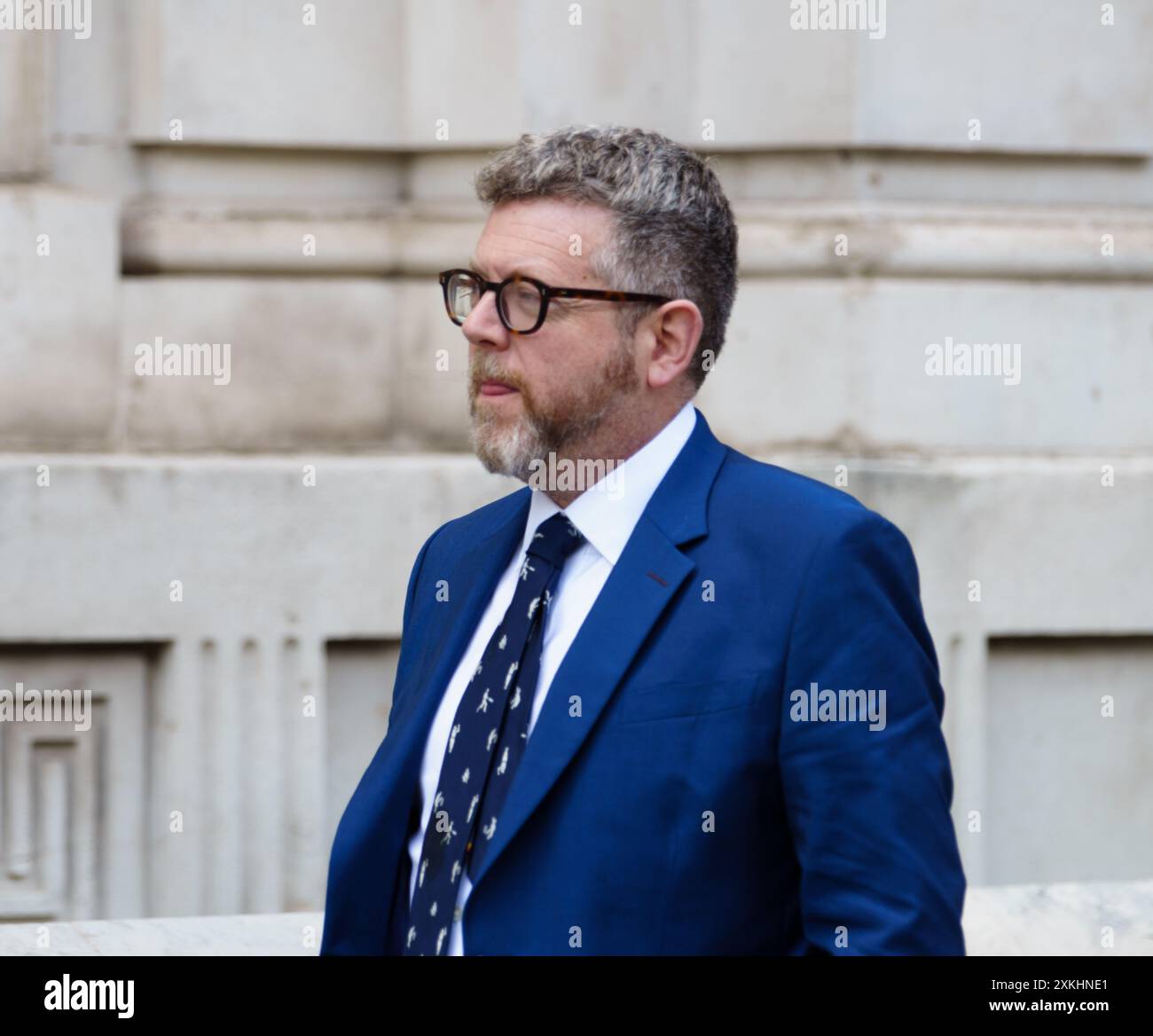 Whitehall London, Großbritannien. Juli 2024. Matthew Doyle, Director of Communications für Downing Street, gesehen in Whitehall. BridgetCatterall/AlamyLiveNews Stockfoto