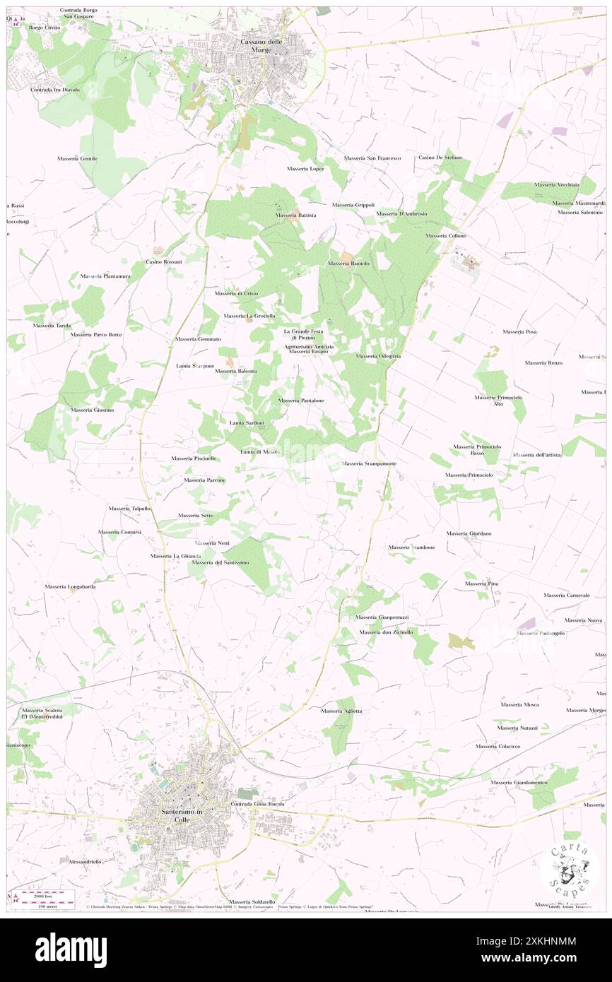 Parco dei Briganti, Bari, IT, Italien, Apulien, n 40 50' 18''', N 16 46' 34'', Karte, Cartascapes Map, veröffentlicht 2024. Erkunden Sie Cartascapes, eine Karte, die die vielfältigen Landschaften, Kulturen und Ökosysteme der Erde enthüllt. Reisen Sie durch Zeit und Raum und entdecken Sie die Verflechtungen der Vergangenheit, Gegenwart und Zukunft unseres Planeten. Stockfoto