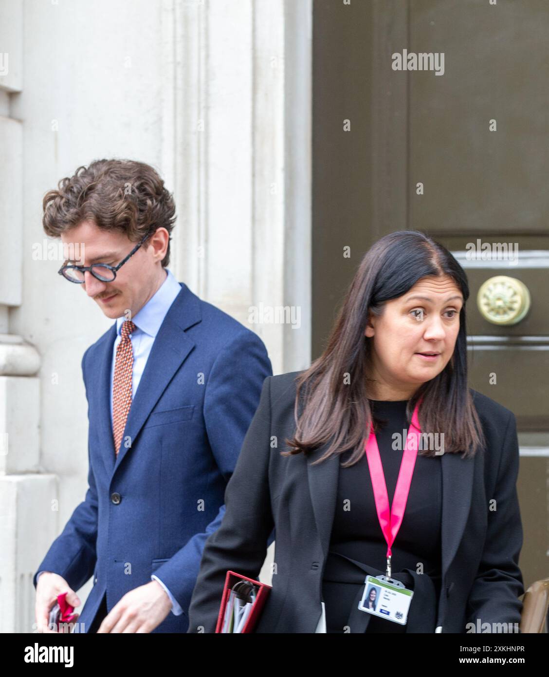 London, 23. Juli 2024 LISA NANDY Secretary of State for Culture, Media and Sport, gesehen in Whitehall Credit: Richard Lincoln/Alamy Live News Stockfoto